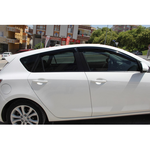 Mazda 3 Mügen Cam Rüzgarlığı Hb 2009-2014 Arası 4 Lü Çift Kelebek