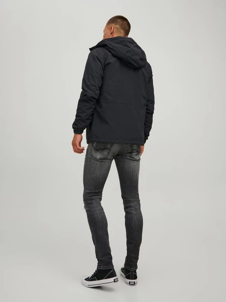 JACK JONES Erkek Softshell Kapüşonlu Su Geçirmez Mont 12215377 - 2