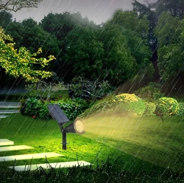 CATA CT 7310 7W Solar Güneş Enerjili Bahçe Armatürü Amber Renk