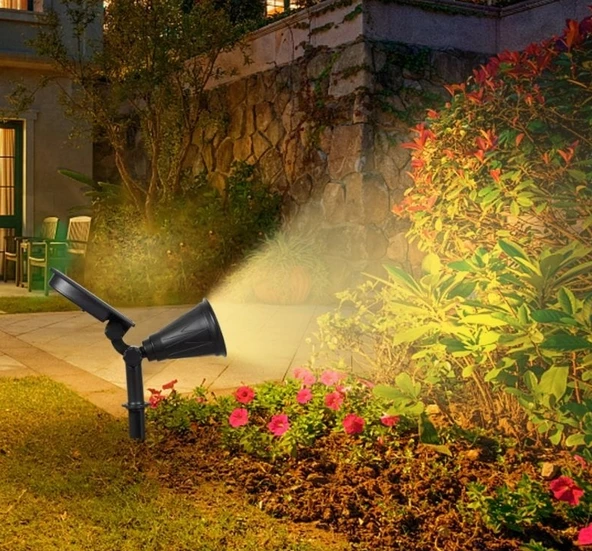 CATA CT 7310 7W Solar Güneş Enerjili Bahçe Armatürü Amber Renk - 3