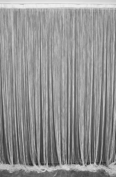 İP PERDE İNCE ZİNCİR BEYAZ RENK 300 x 280 CM - Resim 3