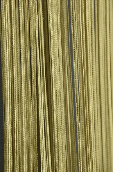 İP PERDE İNCE ZİNCİR GOLD RENK 300 x 280 CM - Resim 10