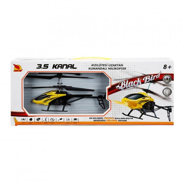 Uzaktan Kumandalı Black Bird Helikopter 3.5 Kanal 21 cm 1 adet - 4