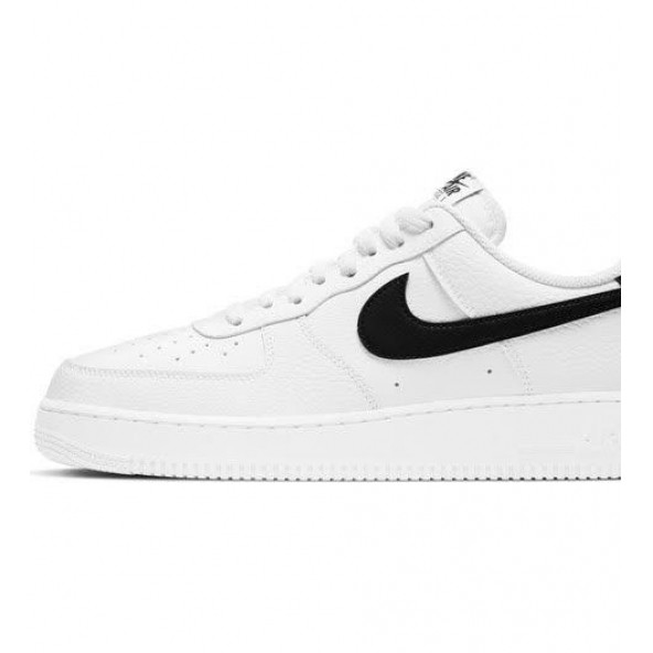 Nike Air Force  unisex Spor Ayakkabı Beyaz Siyah - 3