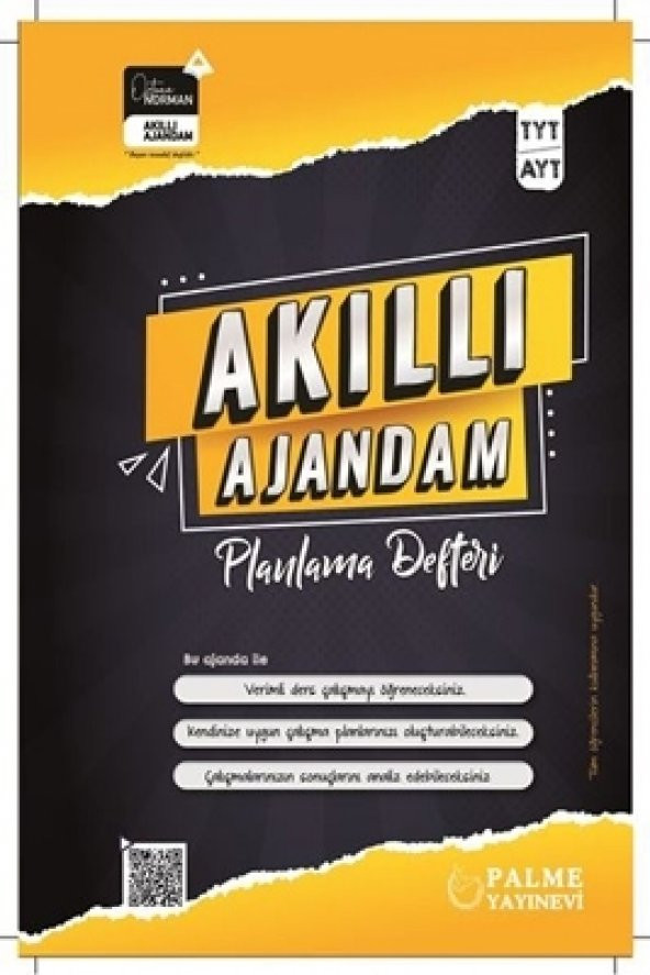 PALME YKS TYT AYT AKILLI AJANDAM PLANLAMA DEFTERİ *YENİ* - 2