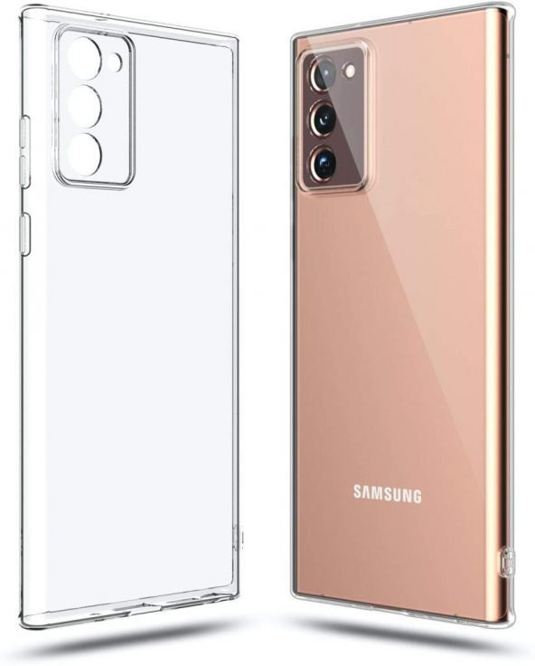 Samsung Galaxy Note 20 Ultra Kılıf Kamera Lens Korumalı Silikon - 4