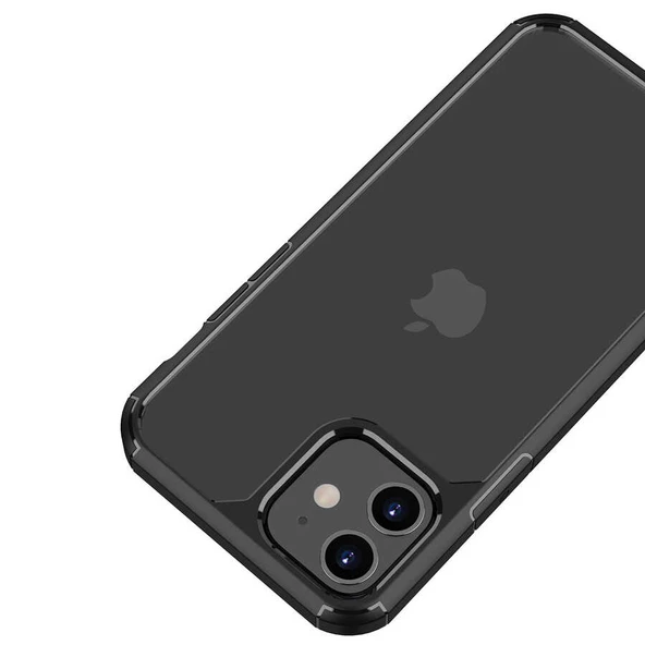 Apple iPhone 11 Kılıf Zore Roll Kenarları Renkli Şeffaf Kılıf - Resim 9
