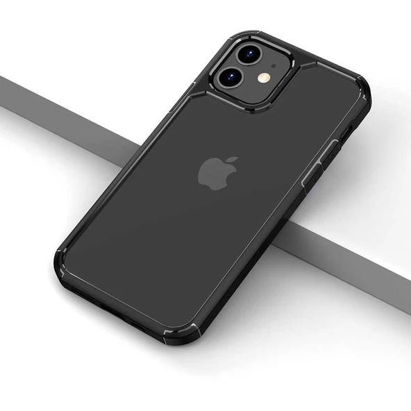 Apple iPhone 11 Kılıf Zore Roll Kenarları Renkli Şeffaf Kılıf - Resim 3