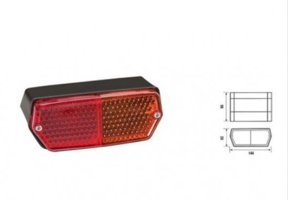 FIAT 480  640 STOP LAMBA TAKIMI SAĞ - SOL (TRAKTÖR STOP LAMBA ) - 3