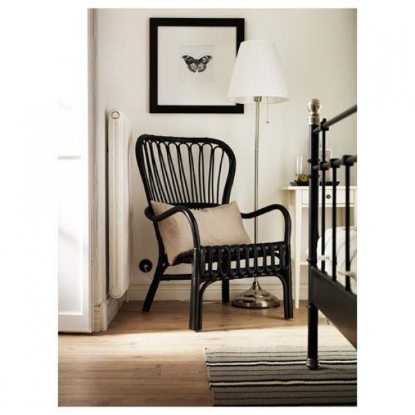 Yer Lambası Abajur,IKEA Beyaz-Metal Gümüş Rengi MeridyenDukkan Masa Lambası 155 cm 100 W Lambader - 5