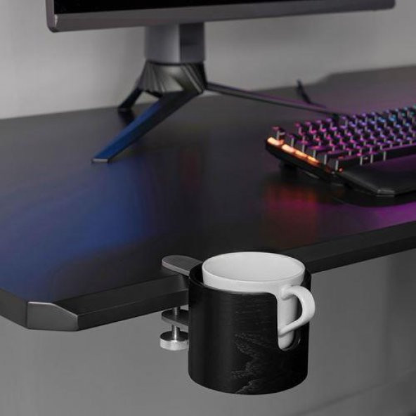 Kupa-Bardak Tutucu Ikea Ofis Aksesuar MeridyenDukkan Siyah Renk 9*11 Cm Sabitlenir - 2