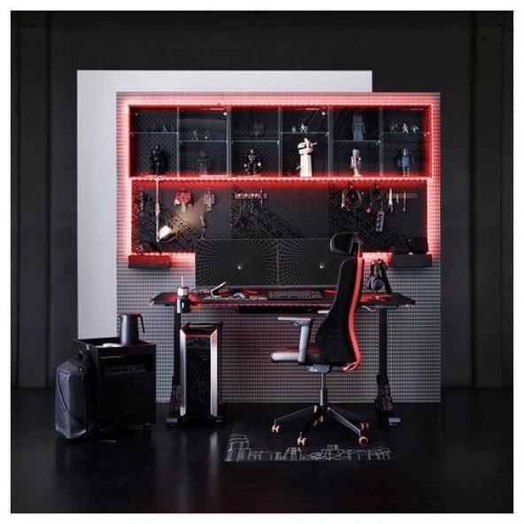 Kupa-Bardak Tutucu Ikea Ofis Aksesuar MeridyenDukkan Siyah Renk 9*11 Cm Sabitlenir - 8