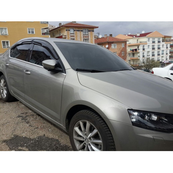 Skoda Octavia A7 Mügen Cam Rüzgarlığı 2013-2019 Arası 4 Lü Ithal