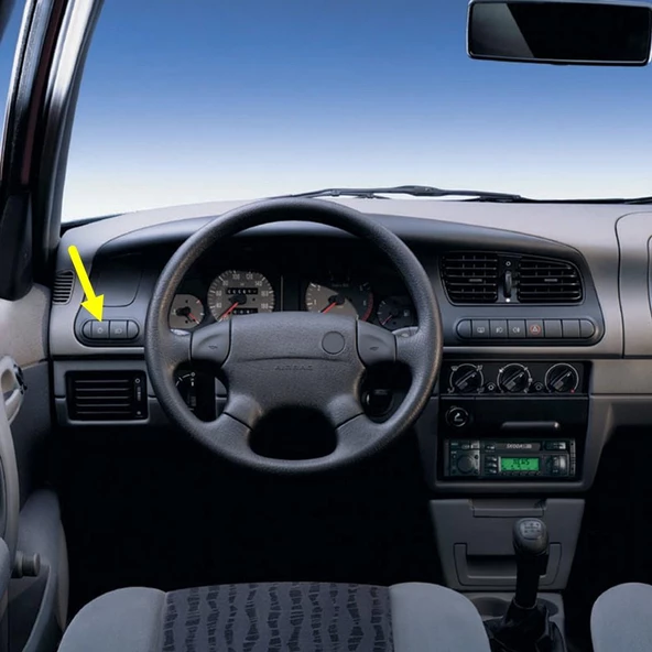 Skoda Felicia 1995-2001 Park Lambası Düğmesi Şalteri 6U0941503 - 3