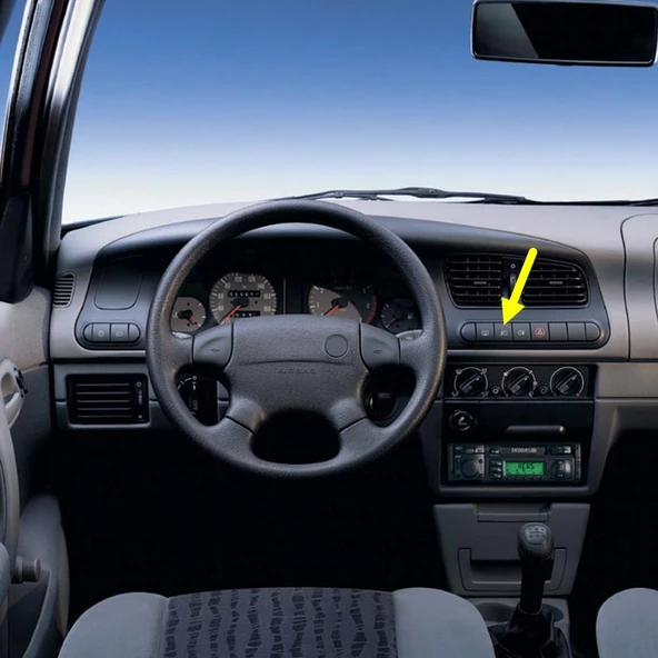 VW Caddy 1997-2001 Ön Sis Farı Düğmesi Şalteri 6U0941733 - 3