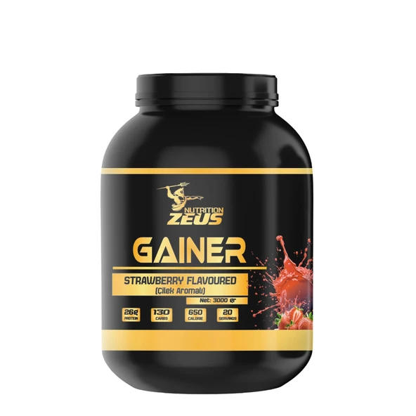 ZEUS NUTRITION GAİNFAST 3000GR KİLO ALDIRICI Çilek