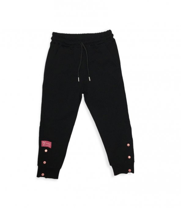 DAMLA KİDS KIZ ÇOCUK 2-İP EŞOFMAN TAKIMI PUDRA - Resim 3