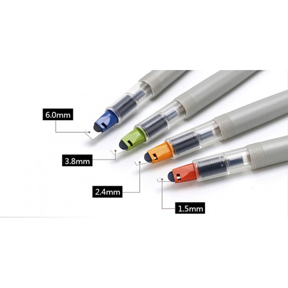 PİLOT PARALEL PEN 4 LÜ SET 1.5-2.4-3.8-6.0 mm- SÜPER FİYAT - 9