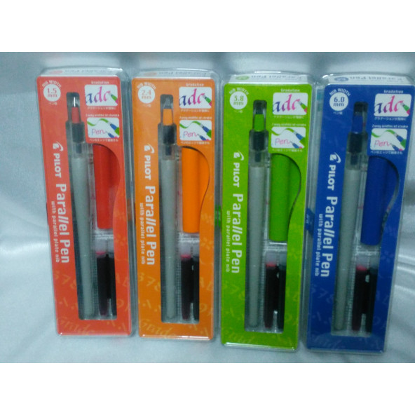 PİLOT PARALEL PEN 4 LÜ SET 1.5-2.4-3.8-6.0 mm- SÜPER FİYAT - 12