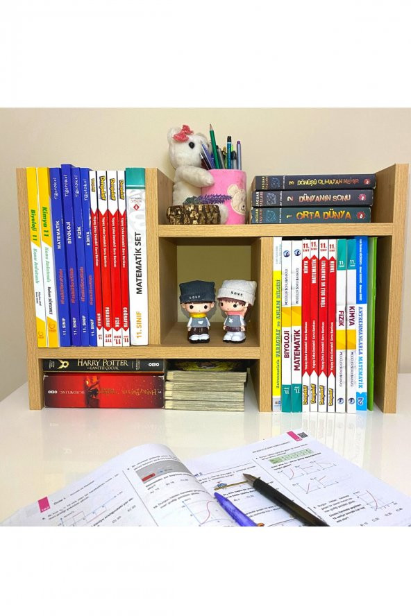 Tidy Ayarlanabilir Kitaplık Masa Üstü Kitaplık Tezgah Üstü Düzenleyici Organizatör Dolap