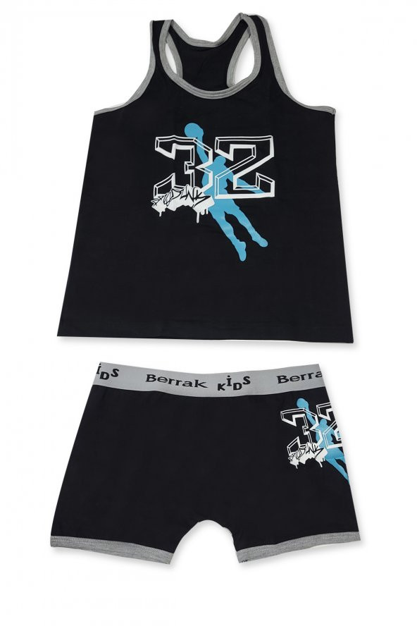 Berrak Baskılı Elastan Çocuk Takımı 1511 - 2