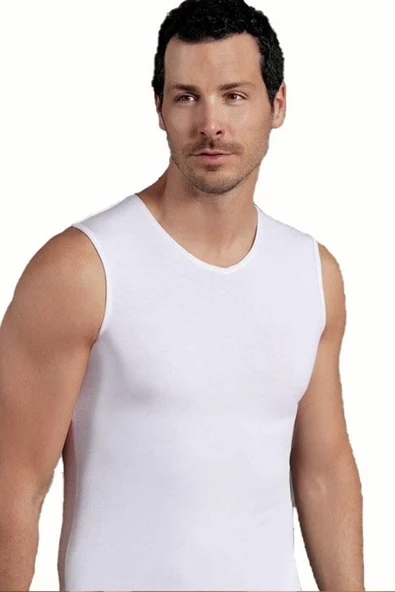 Sıfır Kol V Yaka Likra Atlet E078