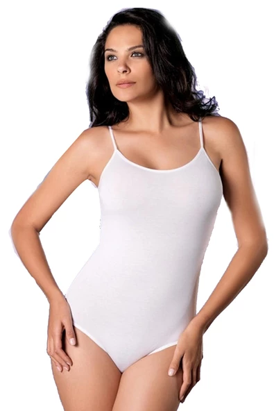 Kadın  İp Askılı Body B864