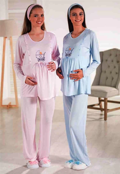 Estiva Micro Viscon Lohusa Pijama Takımı 17374