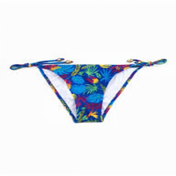 Çiçek Baskılı Bayan Alt Bikini 8253 - 2