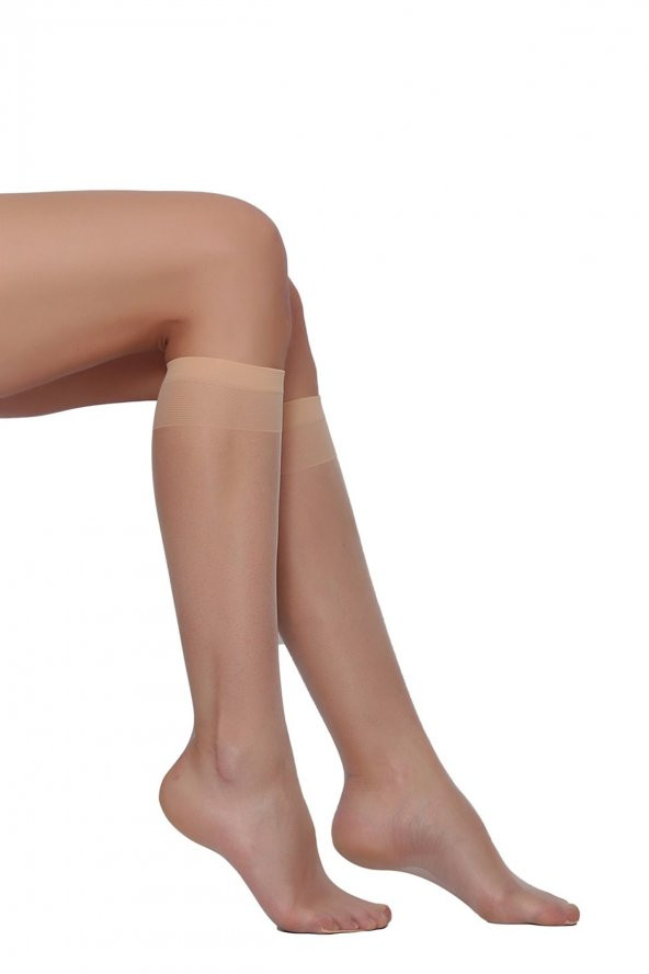 Daymod Fit 15 Dizaltı Burunsuz Kadın Çorabı - Resim 2