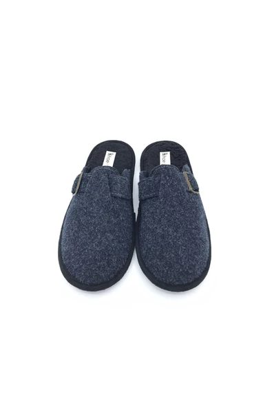 Shoemio Rodin Koyu Lacivert Erkek Ev Terliği - 3