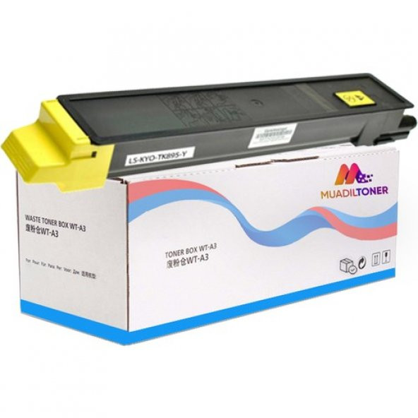 Colorful Toner Kyocera FS-C8025 Yazıcı Uyumlu Sarı Muadil Toner TK-895