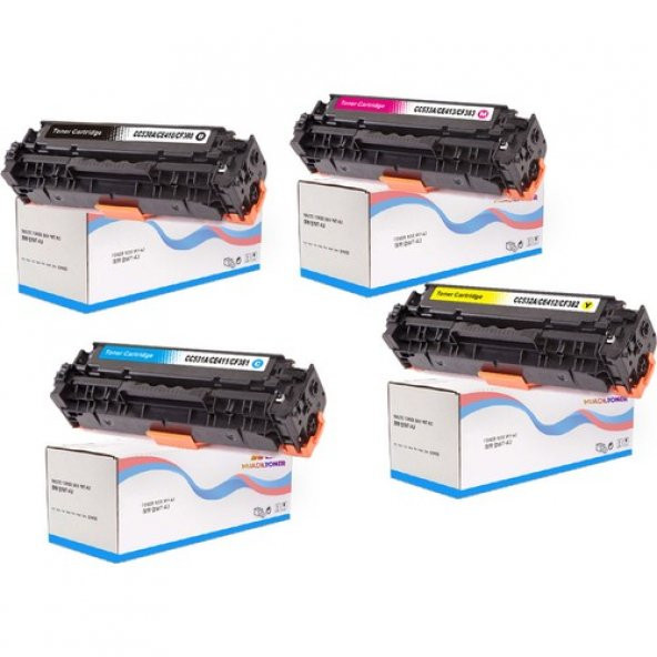 Colorful Toner CRG-718 CE955A Yazıcı Uyumlu Muadil 4 Renk Muadil Toner 305A