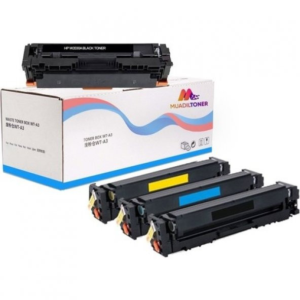 Colorful Toner MF-744CDW Uyumlu 4 Renk Muadil Toner Chipsiz CRG055X