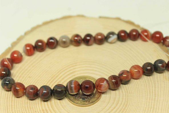 Akik Taşı 10mm/4 adet (23590-1) ürün görseli