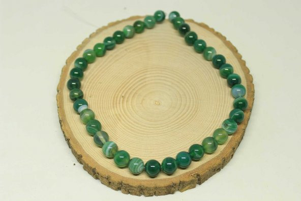 Akik Taşı 10mm/4 adet (23610-1) - Resim 3