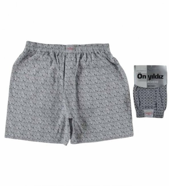 2 ADET ÖNYILDIZ  100 PAMUK EMPİRME ERKEK BOXER S-3XL - 2