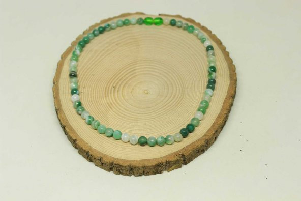 Akik Taşı 6mm Kolye (klipsli) - 3
