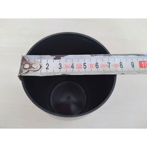 KOKUSUZ KÜLLÜK SİYAH 7,5cm (1.KALİTE) (ARAÇ EV OFİS) PRATİK KÜLLÜK, KÜL TABLASI - Resim 4