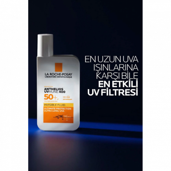 La Roche-Posay Anthelios Uvmune 400 Invisible Fluid SPF50+ 50 ml Güneş Kremi - 2
