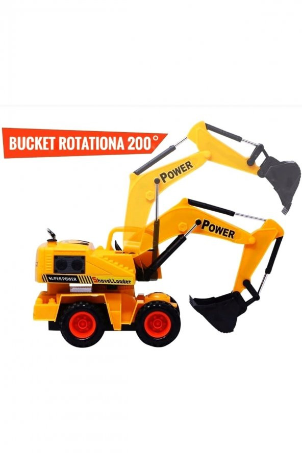Shovel Loader 6880s Küçük Kablo Kumandalı Oyuncak Kepçe Iş Makinesi - 3