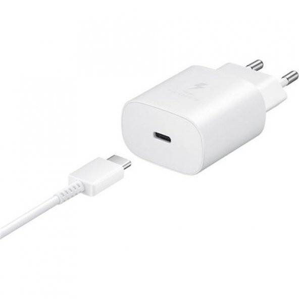 Samsung Galaxy S20+ Fast Charging 25W Type-C Çıkışlı Kablolu Şarj Aleti Beyaz(Samsung Türkiye Garantili) - 4