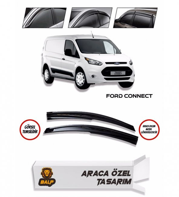 Ford Connect Cam Rüzgarlığı 2li 2002-2014 Arası