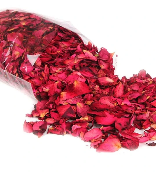 3 Bin Adet Kokulu Kuru Gül Yaprağı, Romantik Süsleme Gül Yaprakları 6 Paket - 2