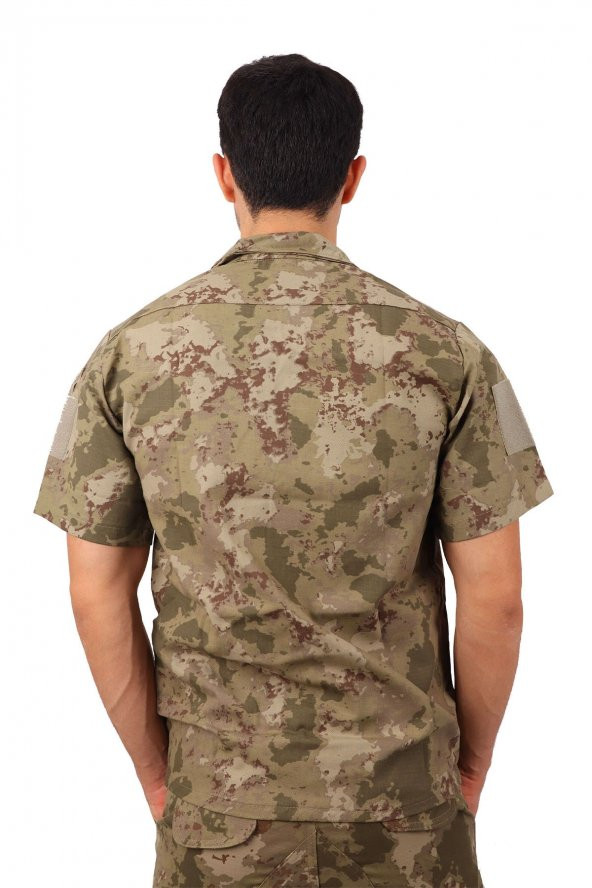 Kısa Kol Kamuflaj Gömlek - 3