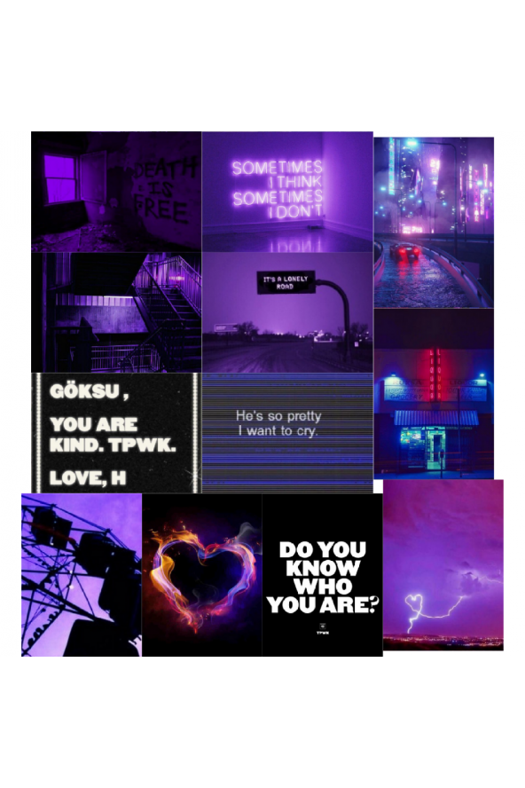 Pinky Purple Poster Duvar Kağıdı Seti ürün görseli