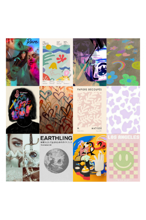 Colorful Soft Poster Duvar Kağıdı Seti ürün görseli