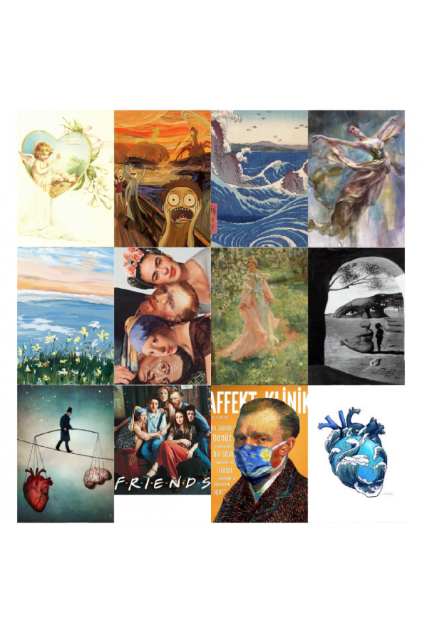 Fairycore Art Poster Duvar Kağıdı Seti ürün görseli