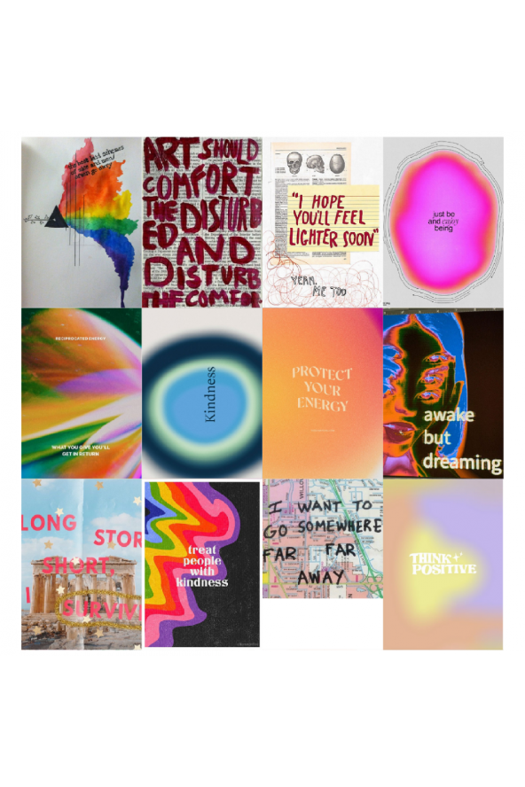 Mottolu Poster Duvar Kağıdı Seti ürün görseli