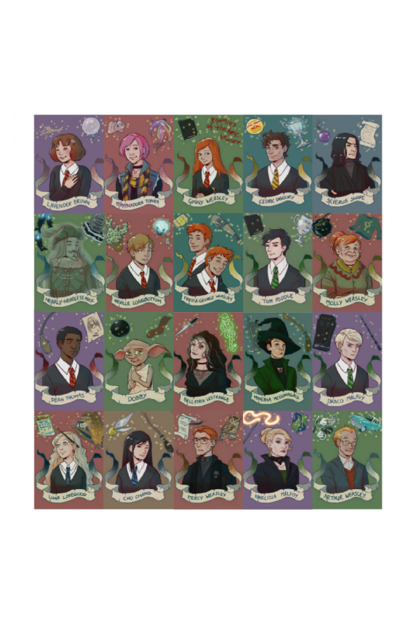 Harry Potter HP Hogwarts Dobby Poster Duvar Kağıdı Seti ürün görseli